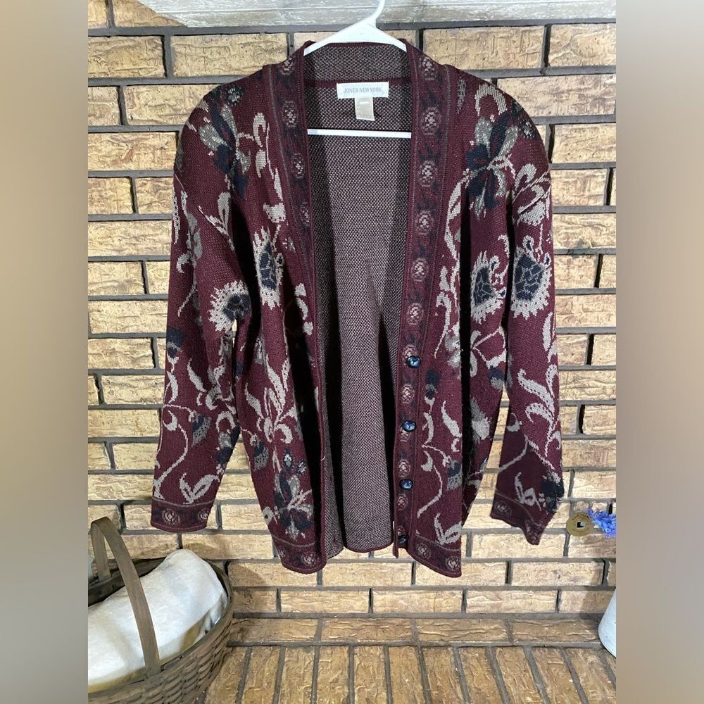 Jones New York wool blend cardigan‎